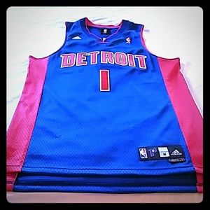 Chauncey Billups Basketball Jersey Detroit Pistons